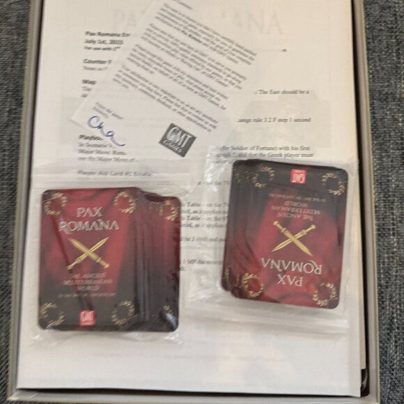 Pax Romana (open, unpunched) GMT 0601-15 GMT Games - Picture 7 of 16